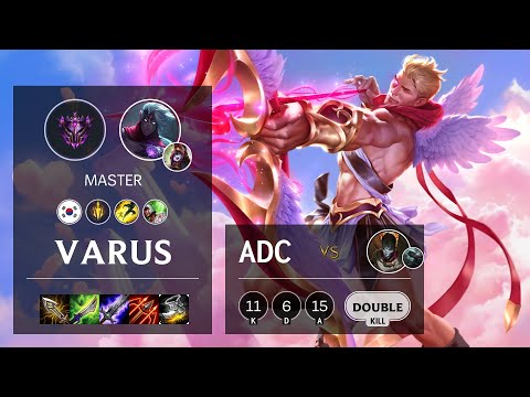 Varus ADC vs Jhin - KR Master Patch 10.16