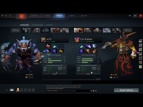 Dota2 HOW TO BEAT W33.  W33 Ursa Vs Juggernaut