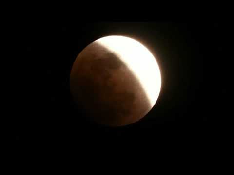 Super Red Moon January 31, 2018 Tokyo