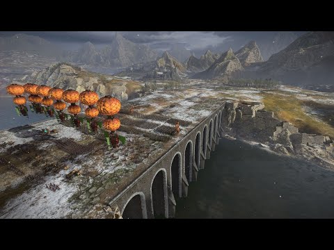 BRIDGE LAST STAND AGAINST DAEMONS INVASION - Total War WARHAMMER 3
