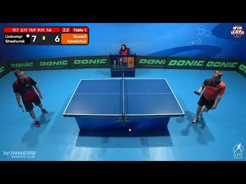 18:00 Liubomyr Sheshurak 3-2 Nazarii Kovalchuk West 3 WIN CUP 27.10.2022 | TABLE TENNIS WINCUP