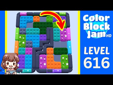 Color Block Jam Level 616 Solution Walkthrough