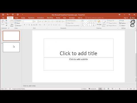 How to Add a New Blank Slide In PowerPoint