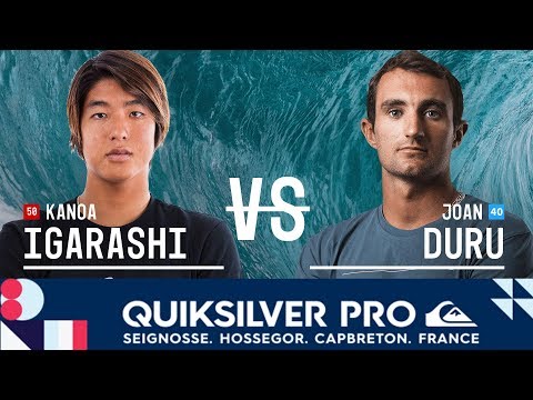 Duru vs. Igarashi - Round Two, Heat 5 - Quiksilver Pro France 2018