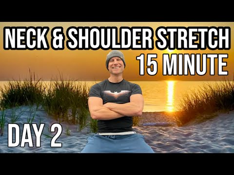 15 Min Neck & Shoulder Yoga Stretch - 5 Days of Yoga Challenge