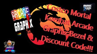 Arcade1up Costco Mortal Kombat - Arcade Graphix Bezel & Discount Code!!!