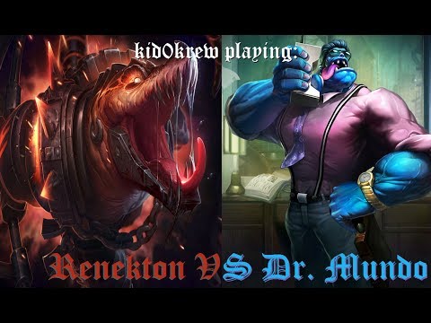 kid0krew playing: Renekton Vs Dr  Mundo Ep. 106