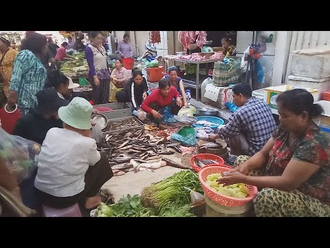 Food View In Asian Market - Fresh Foods And Activities In Phnom Penh - Cambodia