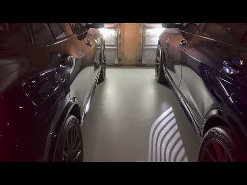 2021X7 and 2023 X5 Welcome Light LED Carpet side by side Garage Side by Side