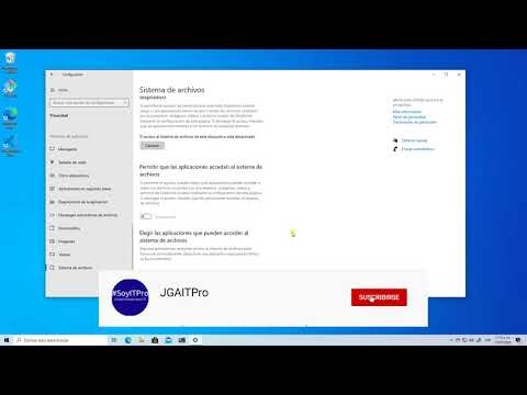 Permitir o denegar el acceso de aplicaciones al sistema de archivos en Windows 10