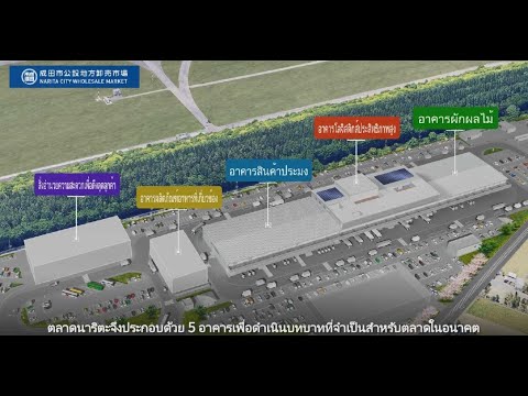 วีดีโอส่งเสริมการขายตลาดขายส่งเมืองนาริตะ（成田市公設地方卸売市場プロモーション動画）