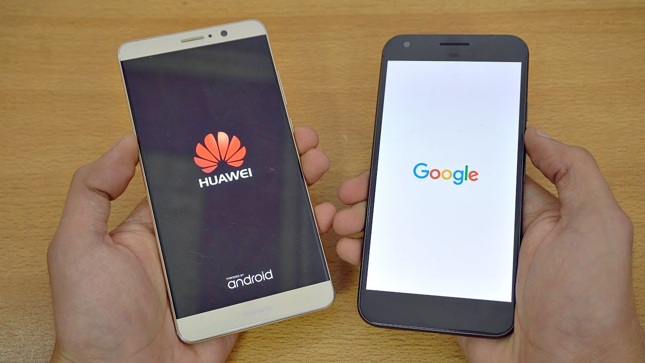 Huawei Mate 9 vs Google Pixel XL - Speed Test! (4K)