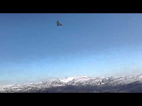 Flying hangglider over Førde | Sunnfjord