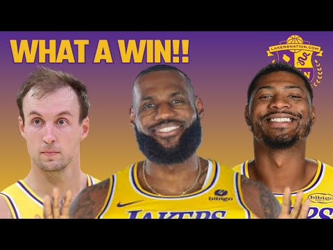 LAKERS WIN IN OVERTIME! WHAT A FINISH!!3-0 SERIES LEAD
