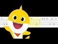 Baby Shark Song (Easy Ukulele Tabs Tutorial)