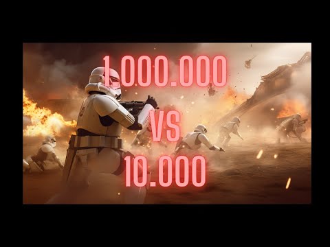 Ultimate Epic Battle Simulator 2 UEBS 2 - 1 Mio Storm Troopers vs 10k Space Marines Modded Units
