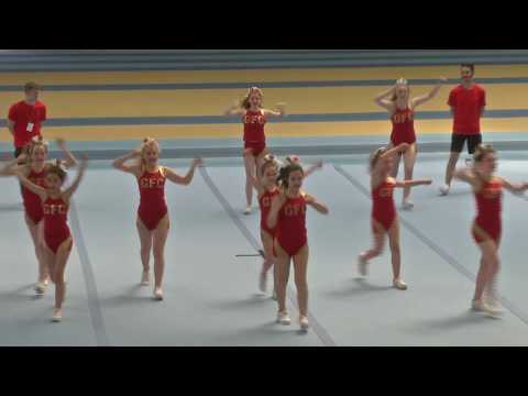 Gold flames  [Cheerleading Junior 1 - Cheer For Me 2018]