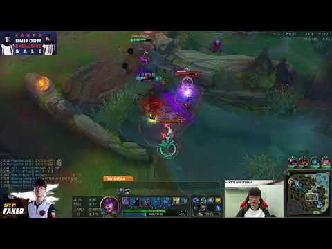 SKT T1 Faker Syndra vs Cassiopeia mid pre Season 8 Full HD