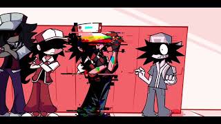 Cover art for FNF Heathers: Candy (Glitchy Red, Grey, Red and Steven Cover)