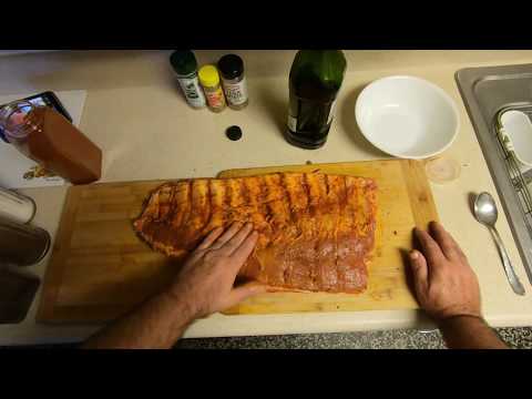 Szeretettel Jani bácsitol. 1.rész  ( BBQ sült oldalas előkészítése )