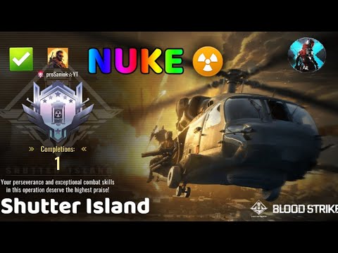 My First Nuke On Shutter Island ☢️ BLOOD STRIKE SOLO RANK GAMEPLAY