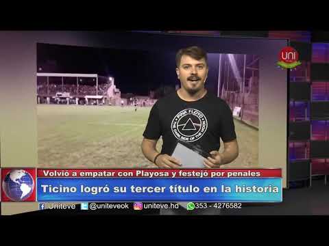 TICINO CAMPEON DEL FÚTBOL LOCAL