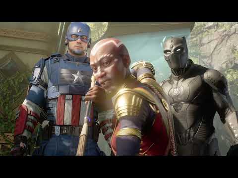 Okoye joins T'Challa and Captain America in battle