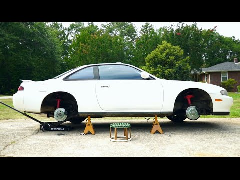 5 Lug Conversion is COMPLETE! | Nissan 240sx S14 | Risin9 4K