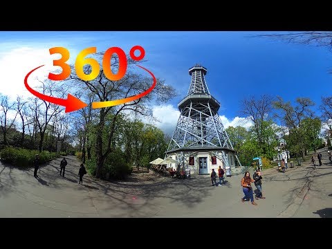 360 / VR Petřín Lookout Tower Tour (No Comments) - Prague, Czech Republic