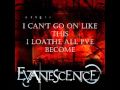 Away from me - Evanescence (Lyrics) 