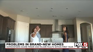 As homeowners share ongoing problems in new-build homes around Las Vegas, is quality falling betw...
