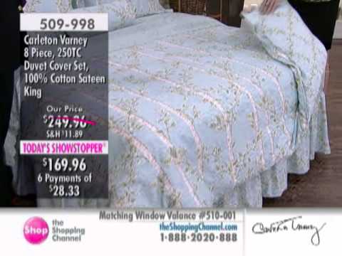 Carleton Varney 8 Piece Duvet Cover Set at The Shopping Channel 509998