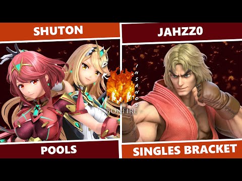 Dr. Insano's Bonfire: Pools - Shuton (Pyra/Mythra) Vs Jahzz0 (Ken) SSBU Singles