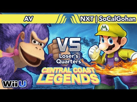 CenCoast Legends - AV (Donkey Kong) Vs. NXT | SoCalGohan (Mario) -Singles LQF - Smash Wii U