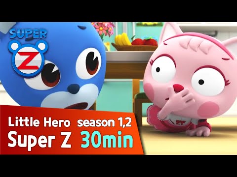[Super Z 1,2] Little Hero Super Z l 30min Play l Making Pororo Paper Car