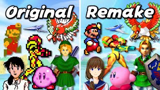Every Nintendo Remake Compared to Its Original (1985 - 2025)