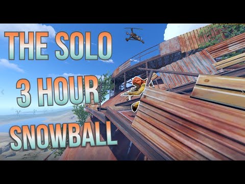 HOW I SNOWBALL as a SOLO in RUST
