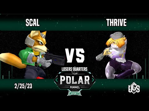 Polar Pummel  - Losers Quarters - Scal(Fox) Vs. Thrive(Sheik)