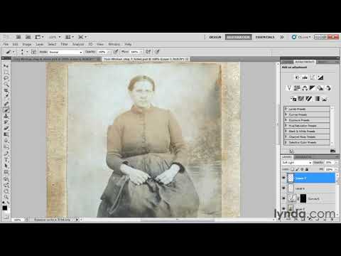 Photoshop Tutorial - How to restore a faded photograph