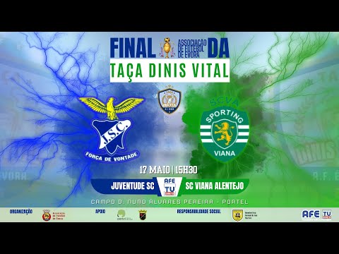 JUVENTUDE SC x SC VIANA  NA GRANDE FINAL DA TAÇA DINIS VITAL, na AFE TV e em diferido no Canal 11
