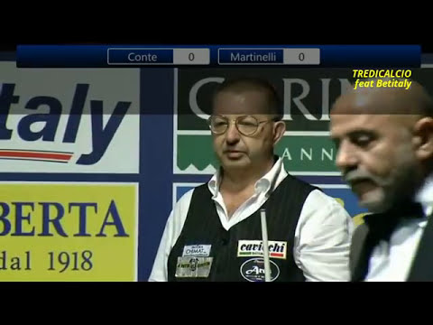 A.MARTINELLI vs. CONTE - FINAL 2016 Italian Masters Billiards Championship NOVA GORICA