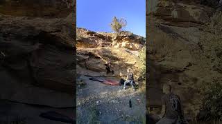 Photo of problem La trave dels desmanegats in El Cogul boulder Area