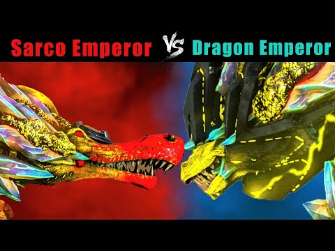 Sarco Emperor VS Dragon Emperor and more| ARK Mod Battle #84