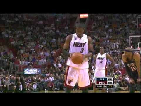 Dwyane Wade Complete Highlights [29 Points,3 Blocks] vs Nets 3 1 09