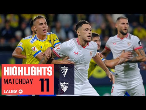 Highlights Cádiz CF vs Sevilla FC (2-2)