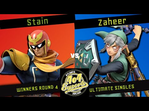 SSBU - 4o4 Smash Night 10 - FTM| Stain (Captain Falcon) vs Zaheer (Link) - Winners Round 4