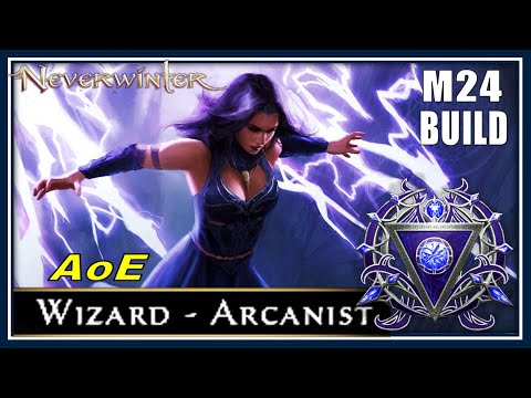 *NEW* Wizard DPS Build! (AoE) DESTROY Groups of Enemies w/ Ice & Lightning! - Mod 24 Neverwinter