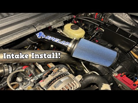 SPELAB Cold Air Intake Kit Install and Review on 7.3 Powerstroke
