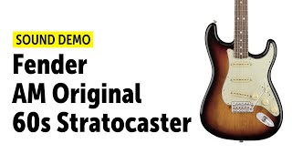 Video thumbnail for Fender American Original 60s Stratocaster - Sound Demo (no talking) by Guitar Bonedo