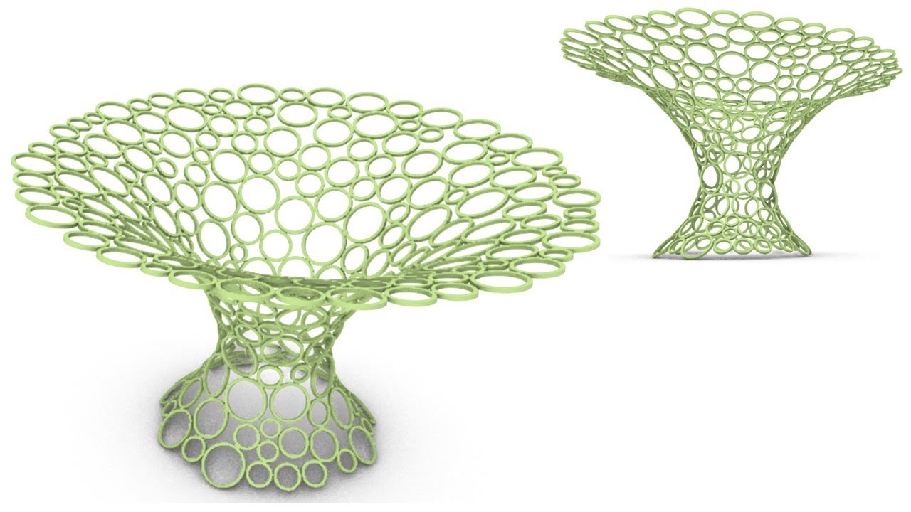 Circle Packing Creation using Kangaroo Plugin